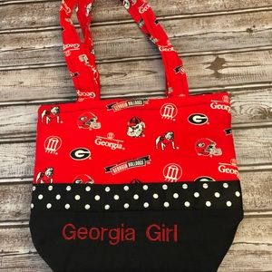Sale! Hand made UGA purse like new